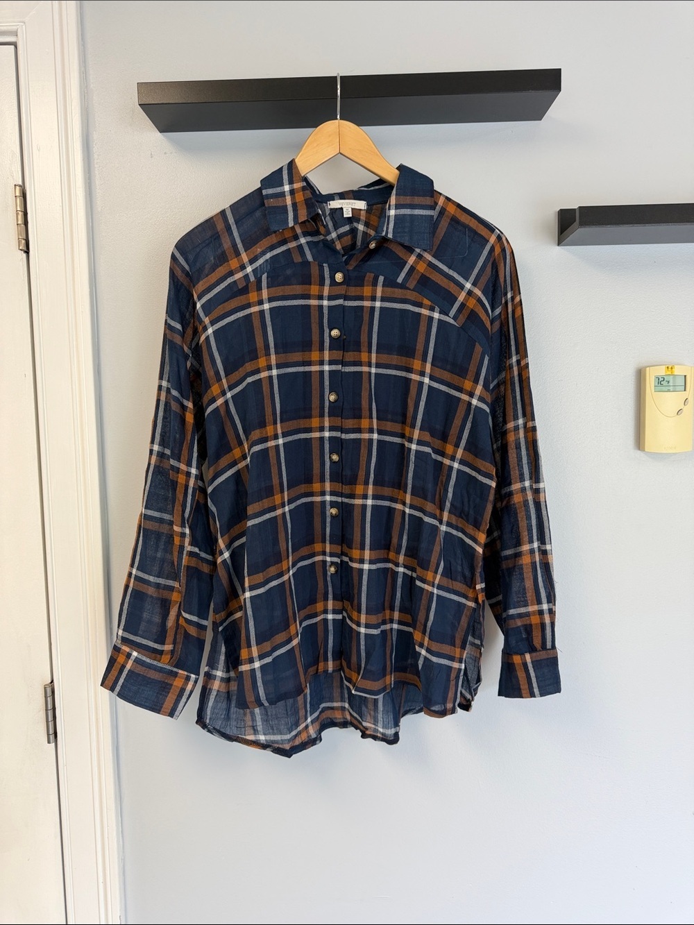 Vervet Flowy Button Down Shirt